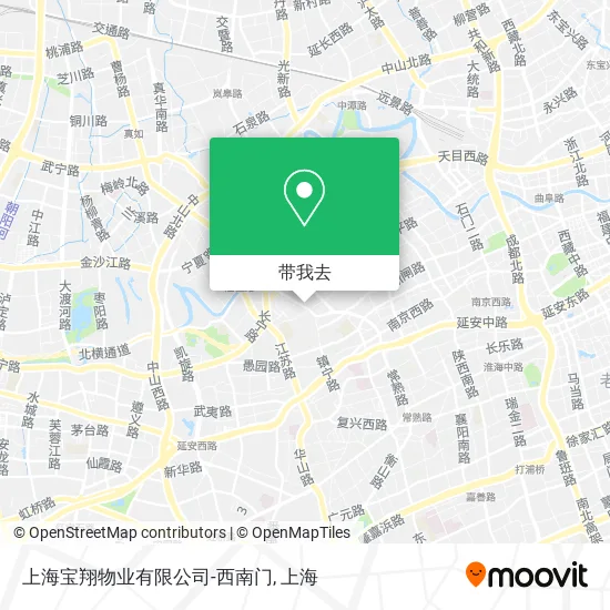 上海宝翔物业有限公司-西南门地图