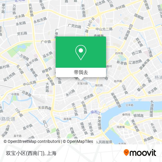 双宝小区(西南门)地图