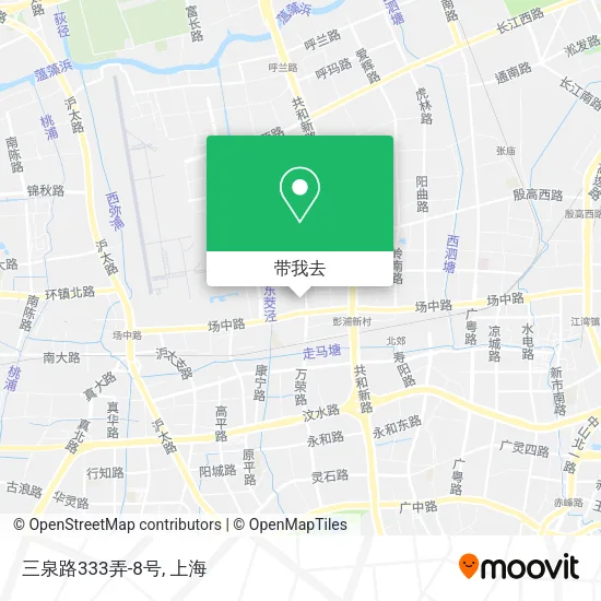 三泉路333弄-8号地图