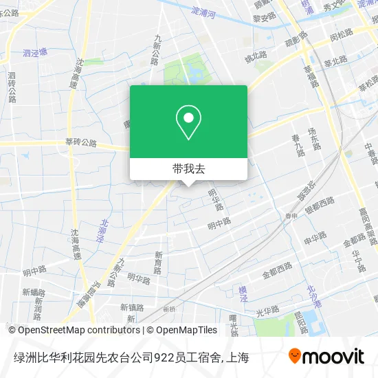 绿洲比华利花园先农台公司922员工宿舍地图
