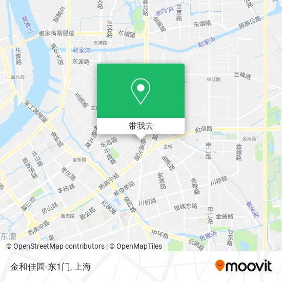 金和佳园-东1门地图