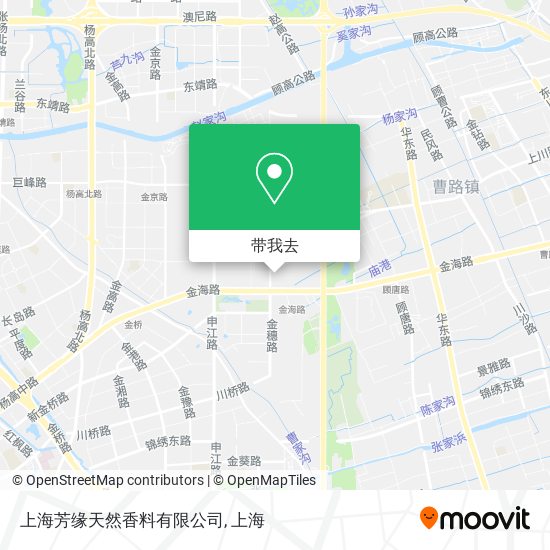 上海芳缘天然香料有限公司地图
