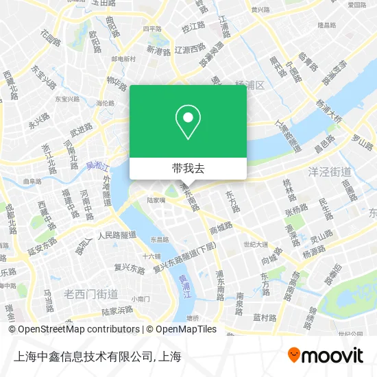 上海中鑫信息技术有限公司地图