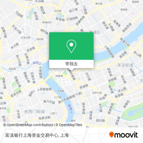 富滇银行上海资金交易中心地图