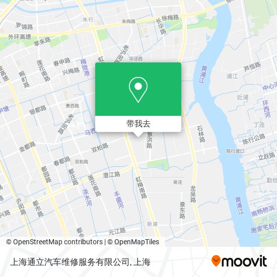 上海通立汽车维修服务有限公司地图