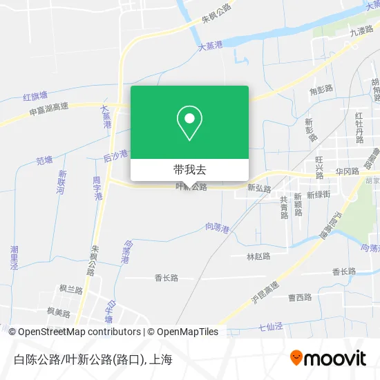 白陈公路/叶新公路(路口)地图