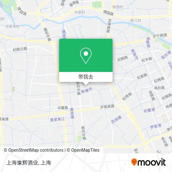 上海豫辉酒业地图