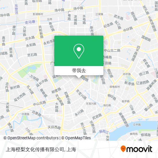 上海橙梨文化传播有限公司地图