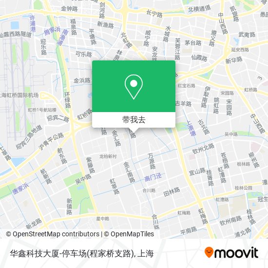 华鑫科技大厦-停车场(程家桥支路)地图