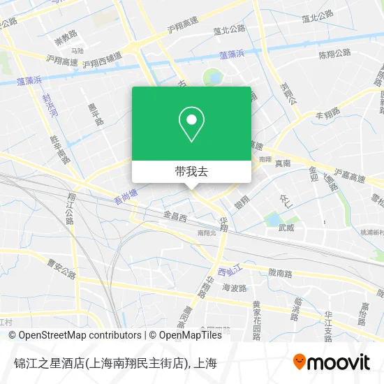 锦江之星酒店(上海南翔民主街店)地图