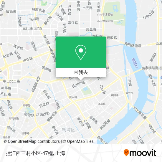 控江西三村小区-47幢地图