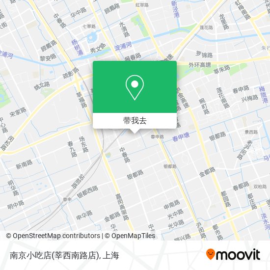 南京小吃店(莘西南路店)地图