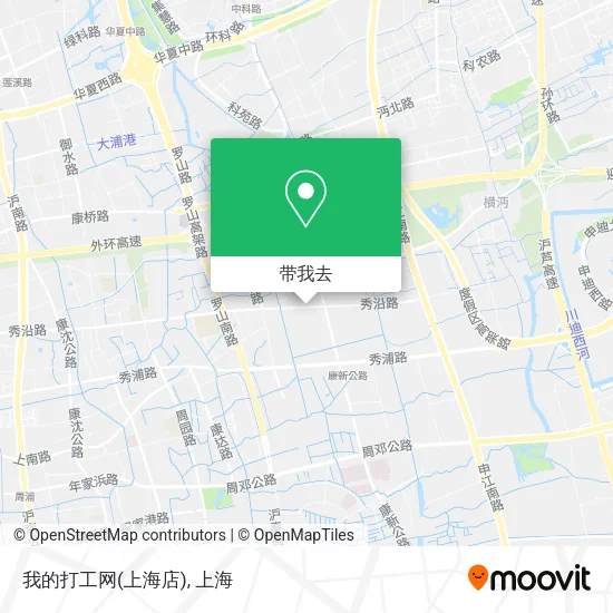 我的打工网(上海店)地图