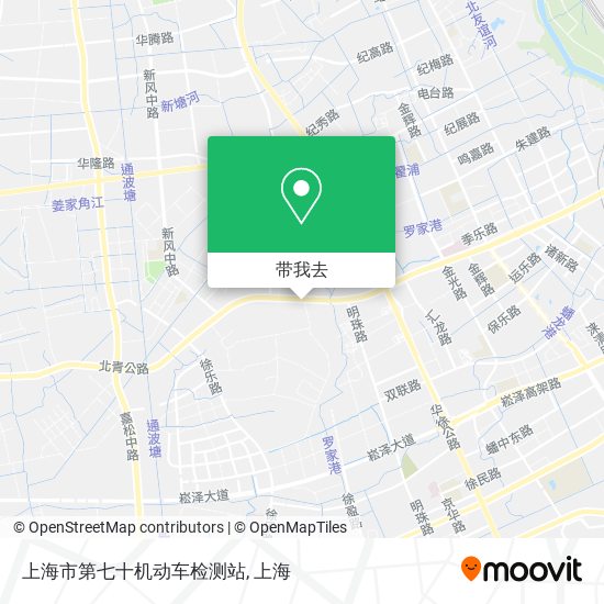 上海市第七十机动车检测站地图