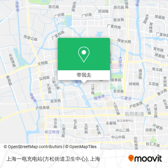上海一电充电站(方松街道卫生中心)地图