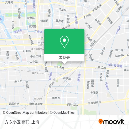方东小区-南门地图