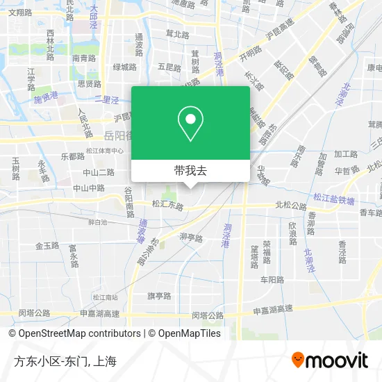 方东小区-东门地图