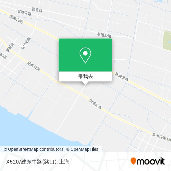 X520/建东中路(路口)地图