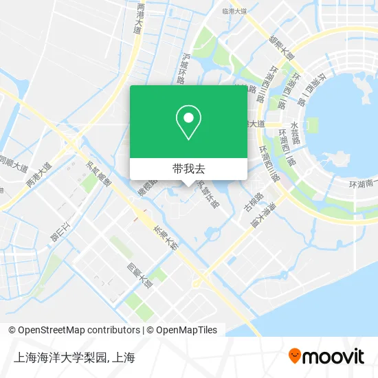 上海海洋大学梨园地图