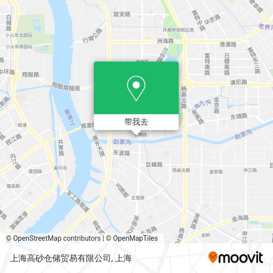 上海高砂仓储贸易有限公司地图