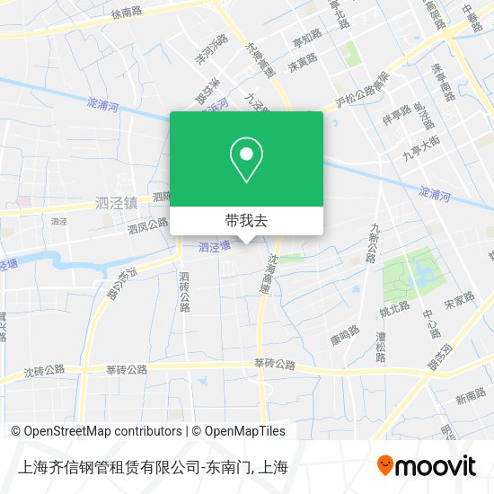 上海齐信钢管租赁有限公司-东南门地图