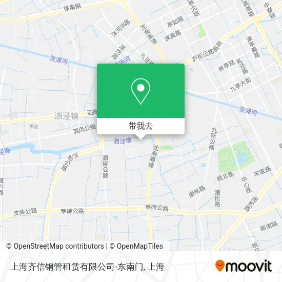上海齐信钢管租赁有限公司-东南门地图