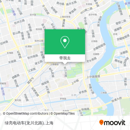 绿亮电动车(龙川北路)地图