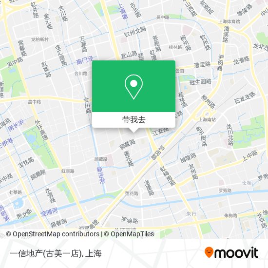 一信地产(古美一店)地图