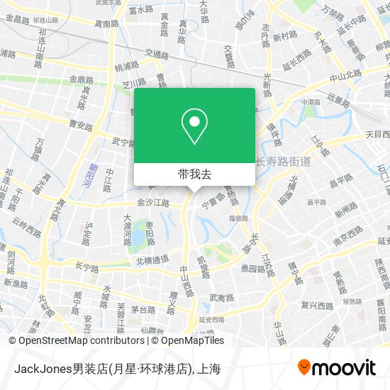 JackJones男装店(月星·环球港店)地图