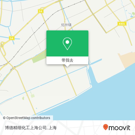 博德精细化工上海公司地图