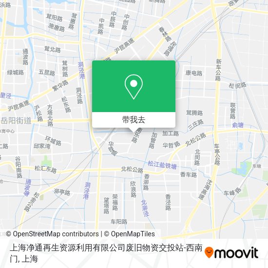 上海净通再生资源利用有限公司废旧物资交投站-西南门地图
