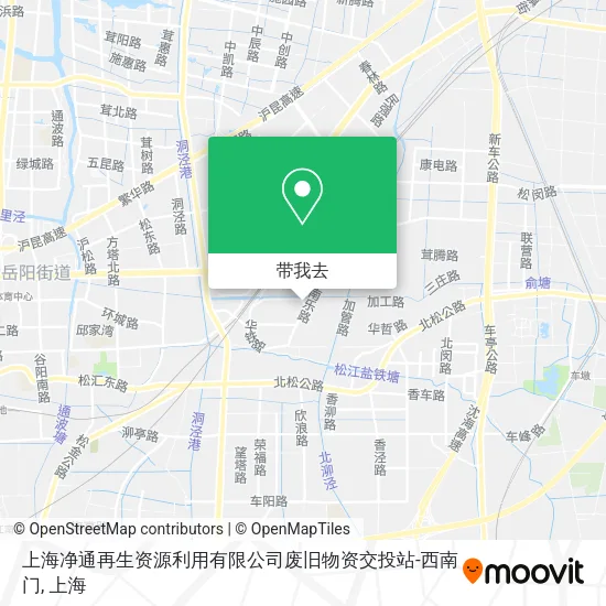 上海净通再生资源利用有限公司废旧物资交投站-西南门地图