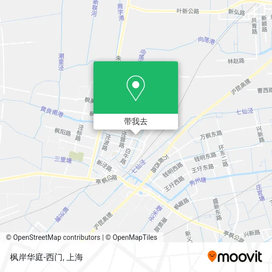 枫岸华庭-西门地图