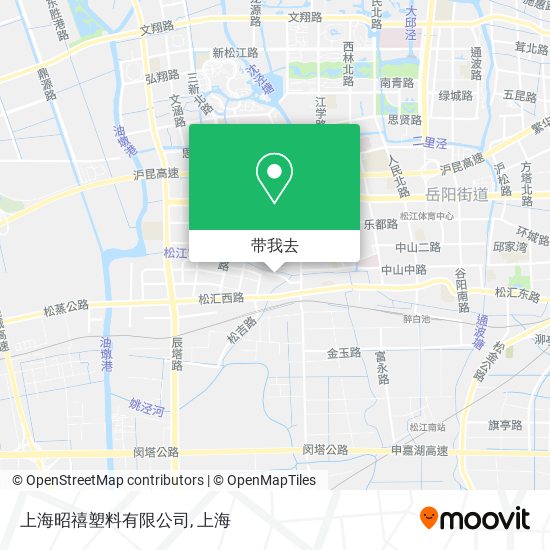 上海昭禧塑料有限公司地图