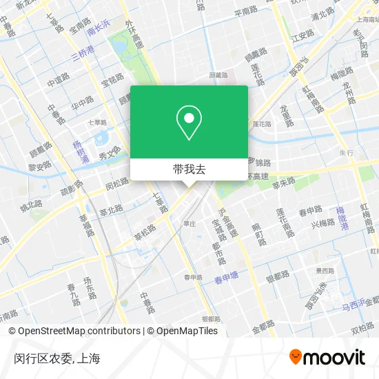 闵行区农委地图