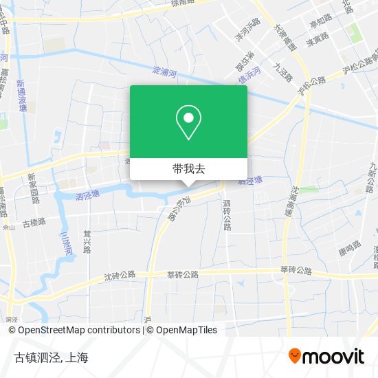 古镇泗泾地图