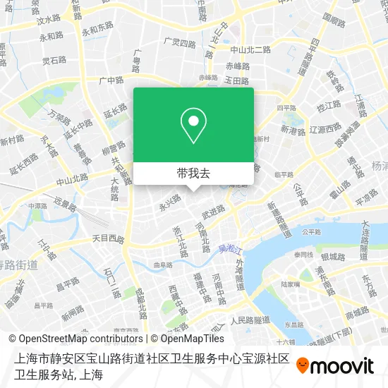 上海市静安区宝山路街道社区卫生服务中心宝源社区卫生服务站地图