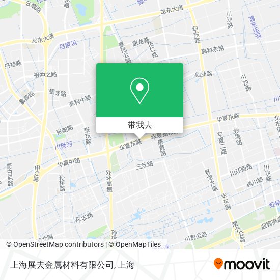上海展去金属材料有限公司地图