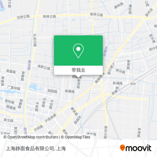 上海静面食品有限公司地图