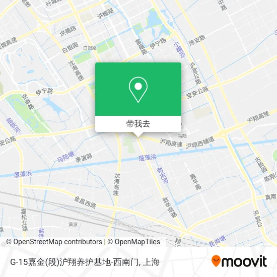 G-15嘉金(段)沪翔养护基地-西南门地图