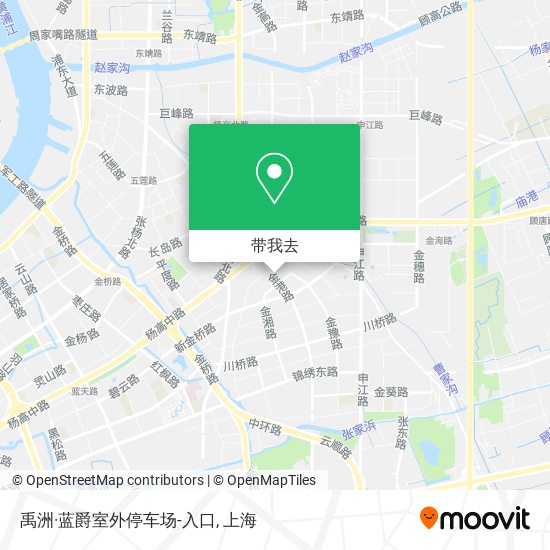 禹洲·蓝爵室外停车场-入口地图