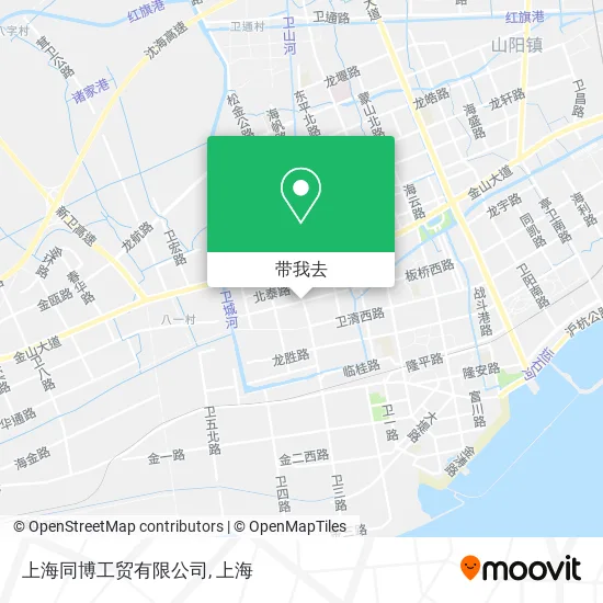 上海同博工贸有限公司地图