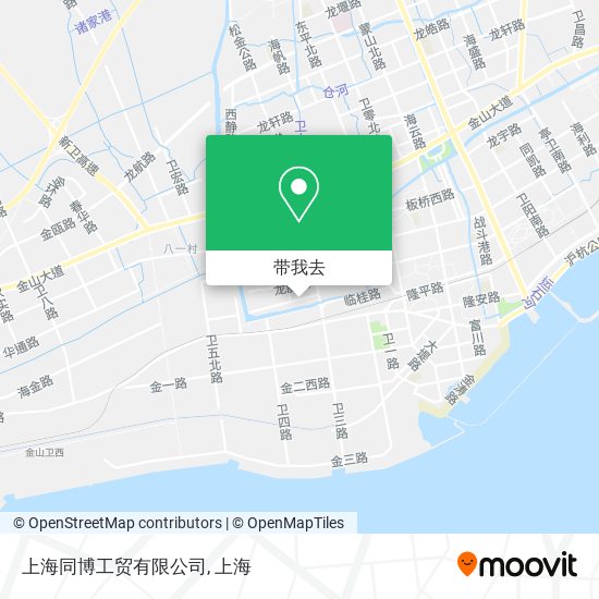 上海同博工贸有限公司地图