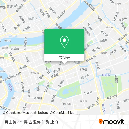 灵山路729弄-占道停车场地图