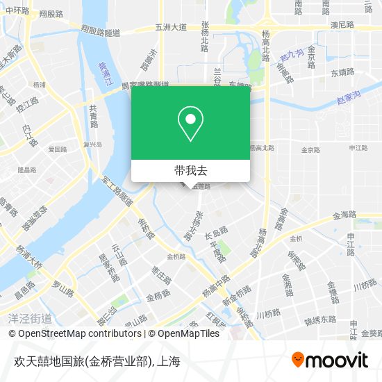 欢天囍地国旅(金桥营业部)地图