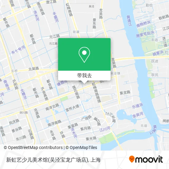 新虹艺少儿美术馆(吴泾宝龙广场店)地图