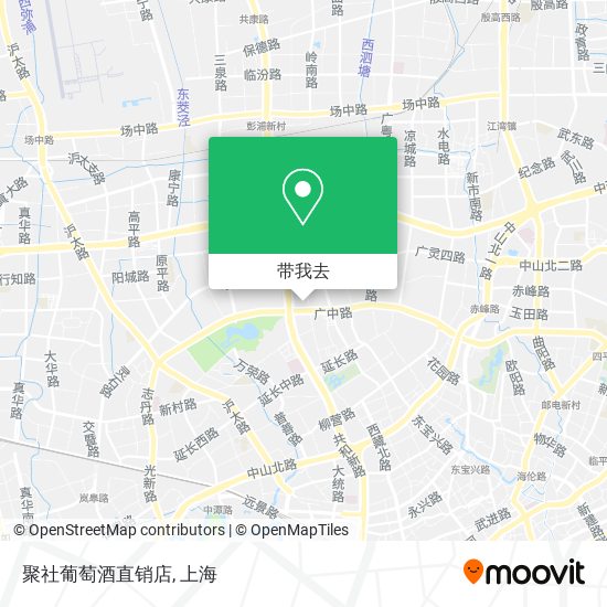聚社葡萄酒直销店地图
