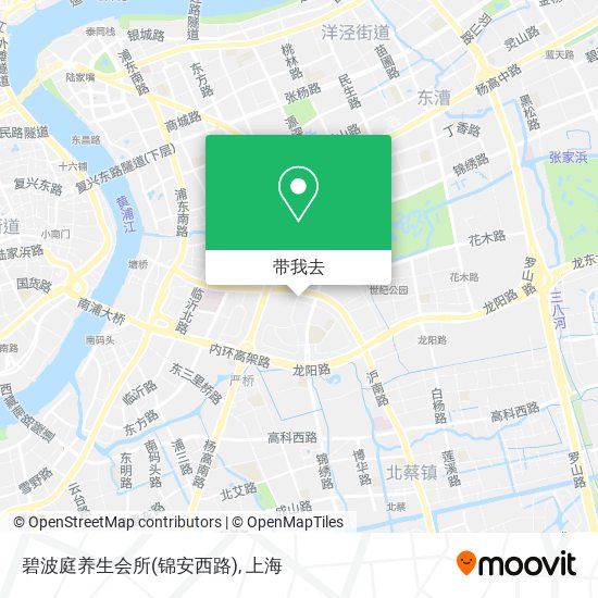 碧波庭养生会所(锦安西路)地图