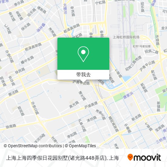 上海上海四季假日花园别墅(诸光路448弄店)地图
