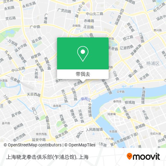 上海晓龙拳击俱乐部(乍浦总馆)地图